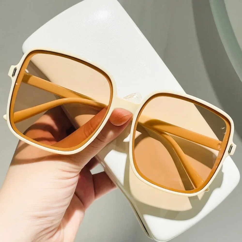 Chic Cream Sunglasses